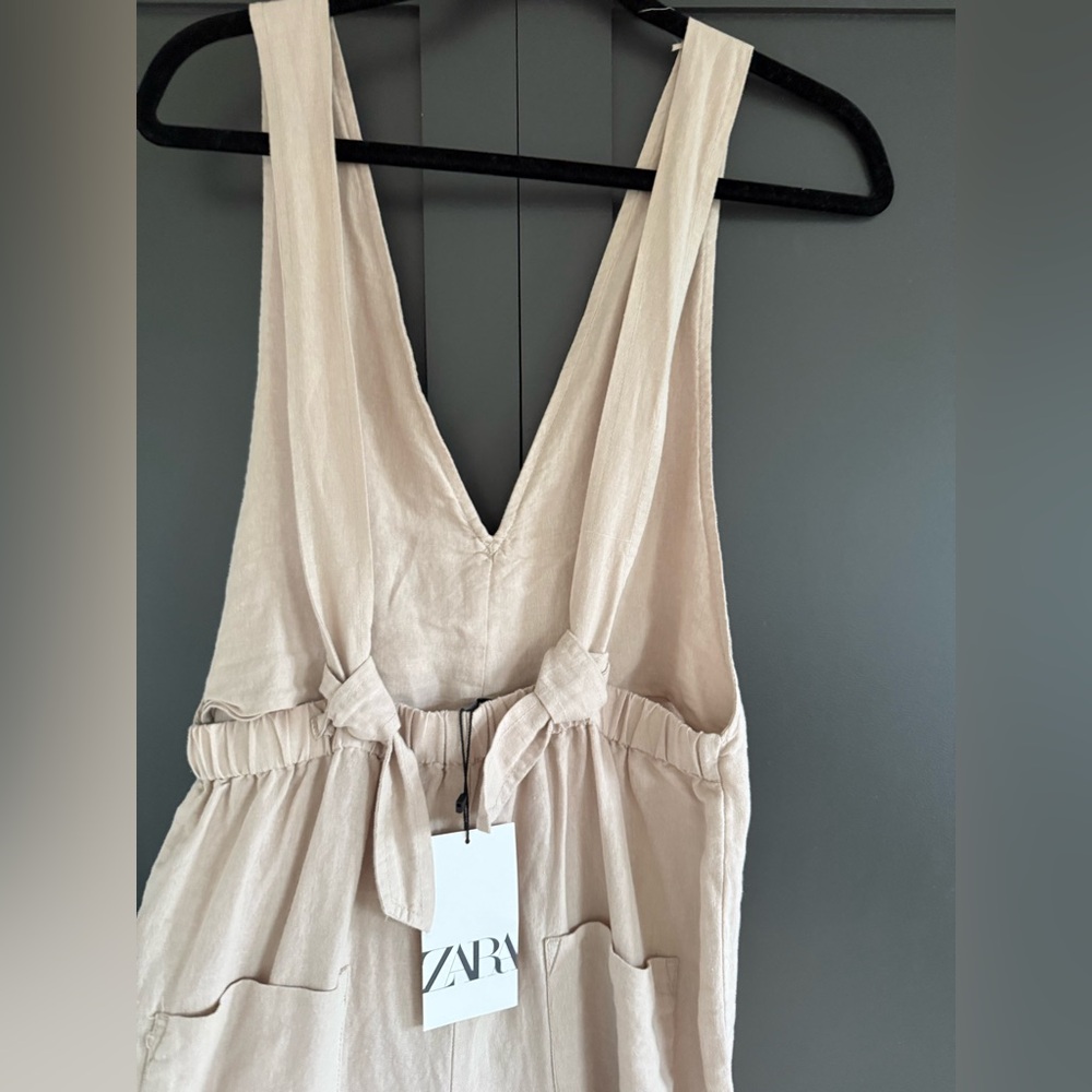 Zara Cream Jumpsuit for Women